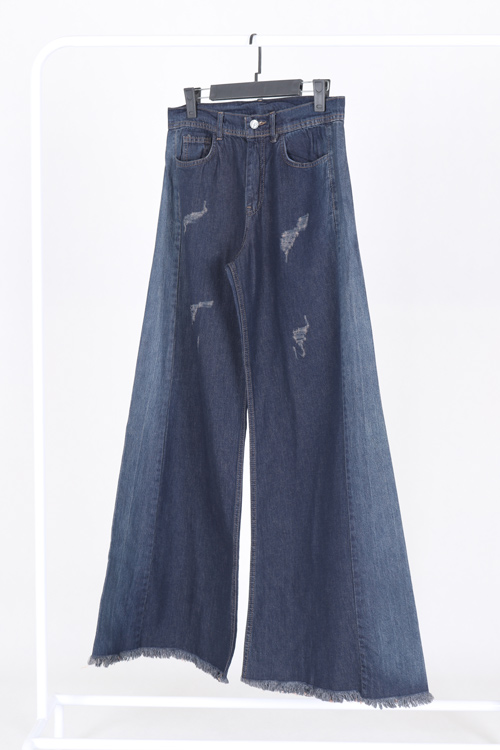 شلوار جین شافل سایز بزرگ 2371