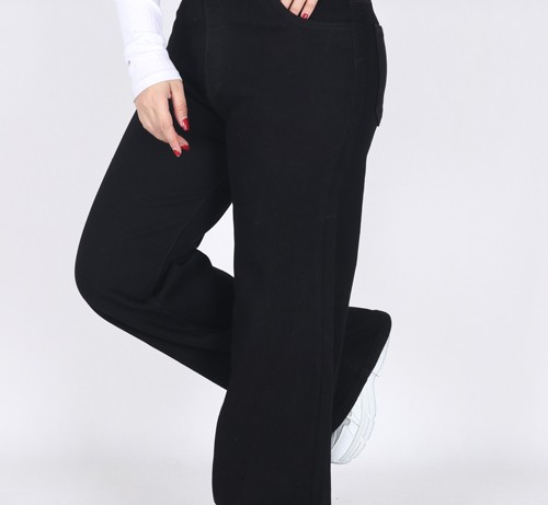 شلوار جین نیم بگ سایز بزرگ 3898