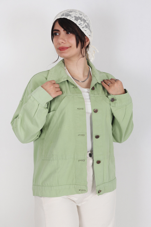 کت کتان رنگی 4003