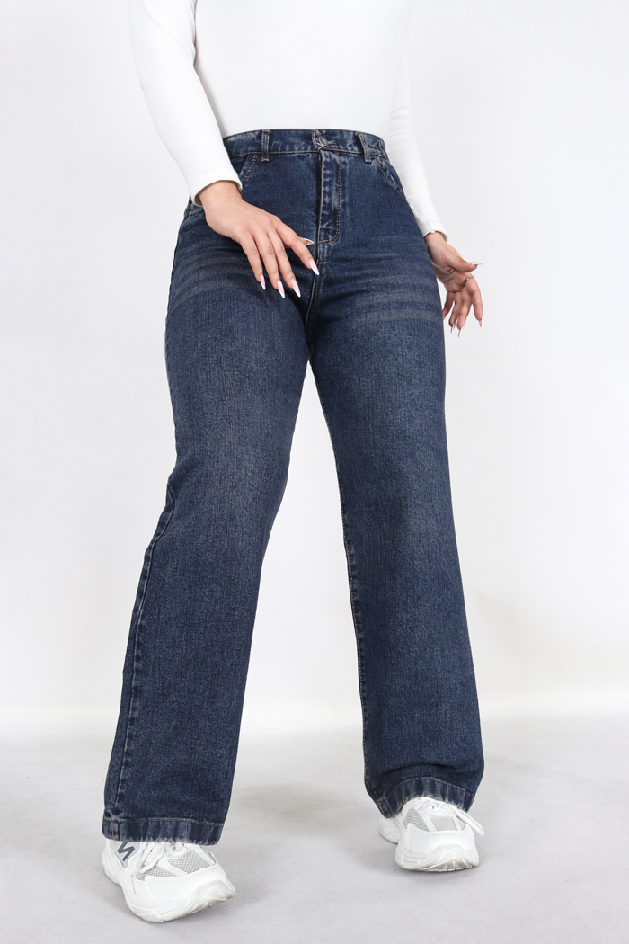 شلوار جین نیم بگ 4036