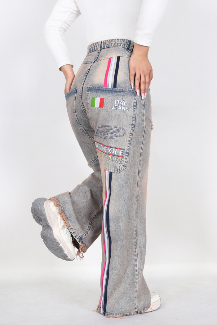 شلوار جین وایب بگ قد بلند 4050