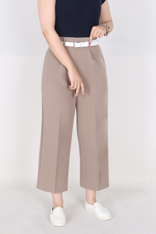 شلوار پارچه ای واید لگ 4053