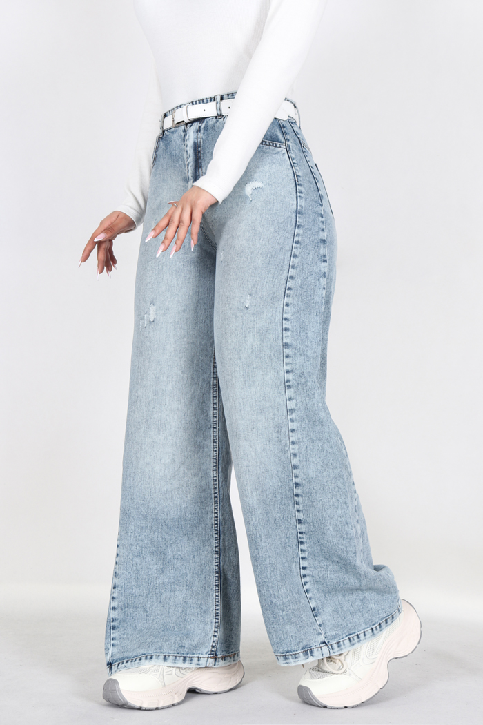 شلوار جین شافل بگ سوپر سایز 4071