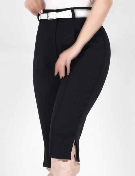 شلوارک پارچه ای کاپری بغل چاک 4717